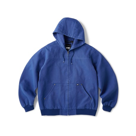 FTC | WASHED CANVAS HOODED JACKET "BLUE" (FTC026SPJ04)