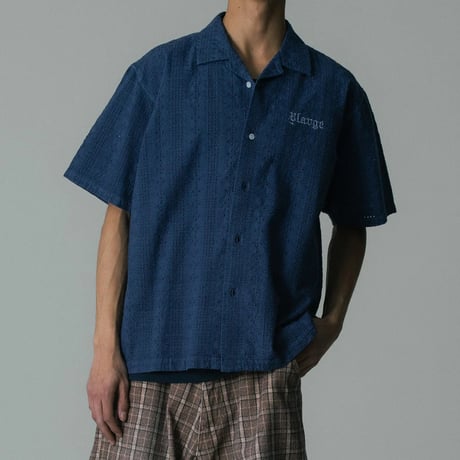 XLARGE | S/S LACE SHIRT(NAVY)