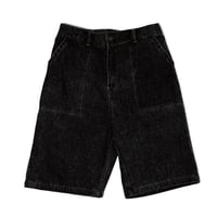 POETIC COLLECTIVE | Painter Short (Black Wash Denim)