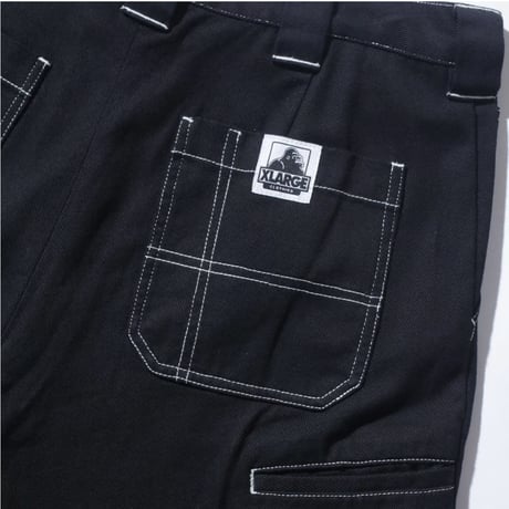 XLARGE | TWILL WORK PANTS(BLACK)
