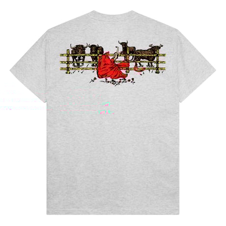 PASS~PORT | RED FLAG TEE "ASH"