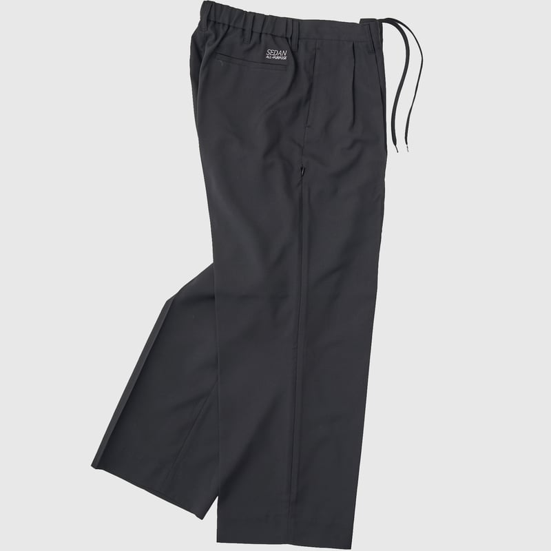 SEDAN ALL-PURPOSE|Ventilation Wide Slacks(Black SEDAN ALL-PURPOSE|Ventilation Wide Slacks(Black