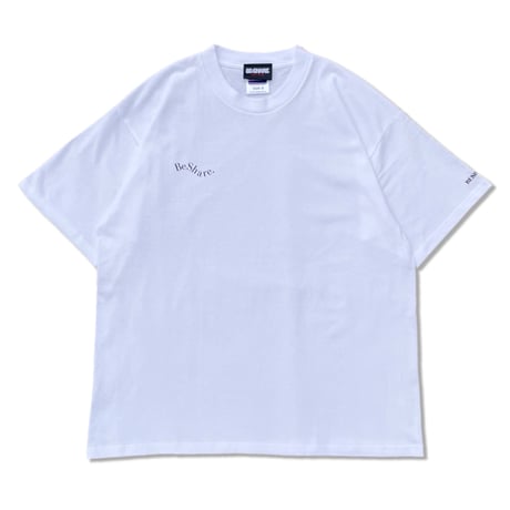 BE-SHARE | WAVE Logo Tee (WHITE)
