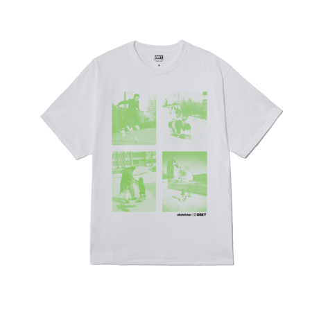 OBEY | SKATEISTAN/CHILD PHOTO CLASSIC T-SHIRT(WHITE)