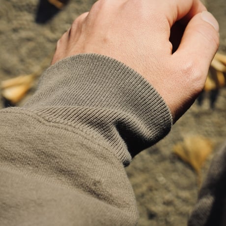 CABARET POVAL | Original Logo Crewneck(Olive Drab)