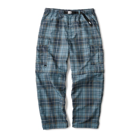 FTC | CONVERTIBLE CARGO PANT "GREEN PLAID"  (FTC026SPB07)