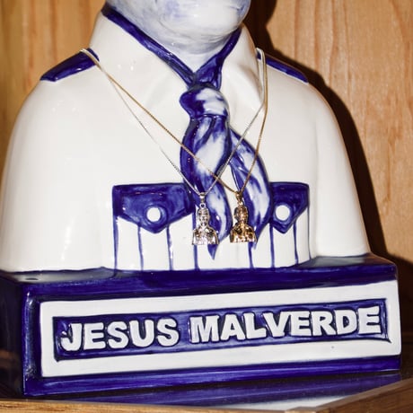 IN-PUT-OUT | Malverde Amulet Necklace 〜 THE BE-SHARE LIMITED 〜 (K18 GP/ Silver925/50cm)