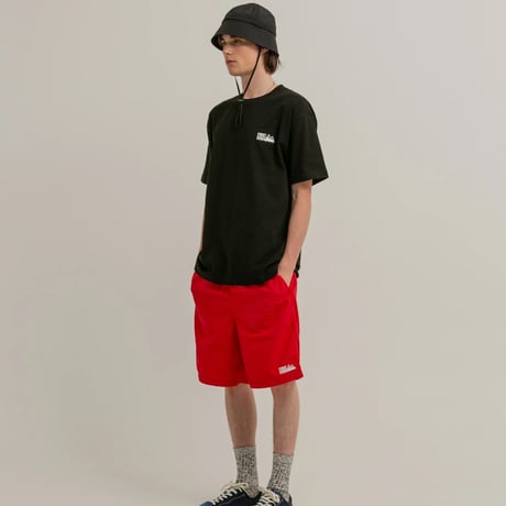 FIRST DOWN USA | COZY SHORTS TASLAN NYLON (RED)