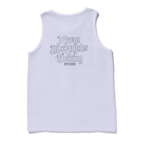 XLARGE | OLD ENGLISH WAFFLE TANK TOP(WHITE)