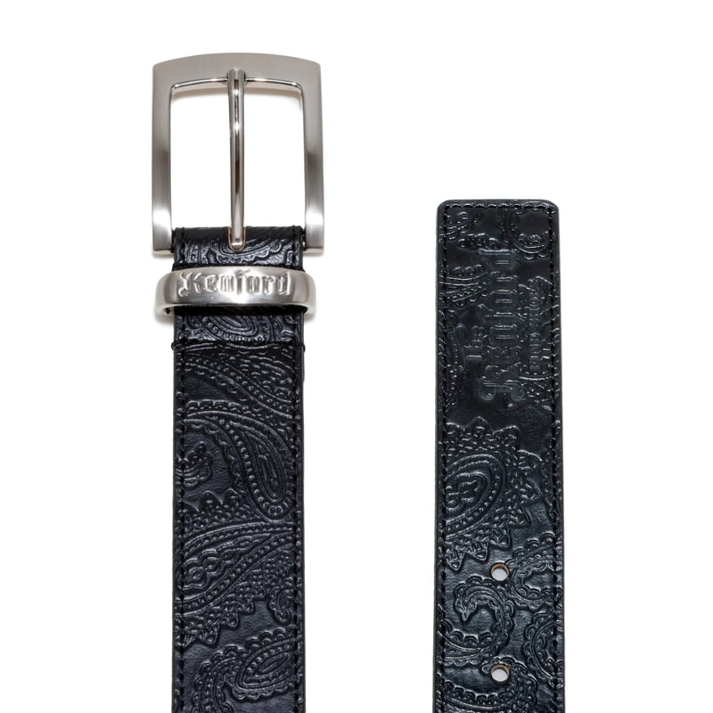 The Kenford Fineshoes |EMBOSSED LEATHER BELT (B