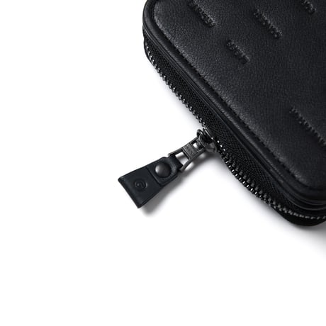 GOOPiMADE |“GMaster-03” G-Logo Leather Fond Wallet (Black)