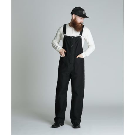 Schott / CIVILIAN DECK OVERALL (BLACK)