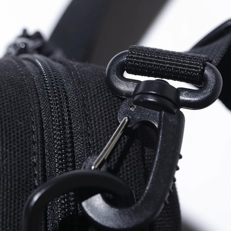 XLARGE | CANVAS TACTICAL SHOULDER BAG(BLACK)