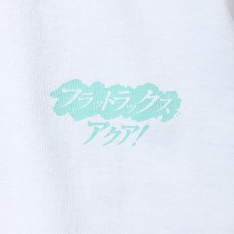 FLATLUX| Aquamarine Tee(White)