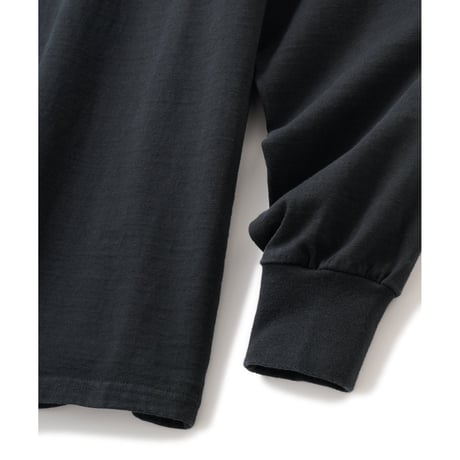 FTC | PIGMENT DYED SMALL LOGO L/S TOP "BLACK" (FTC025AWSH06)