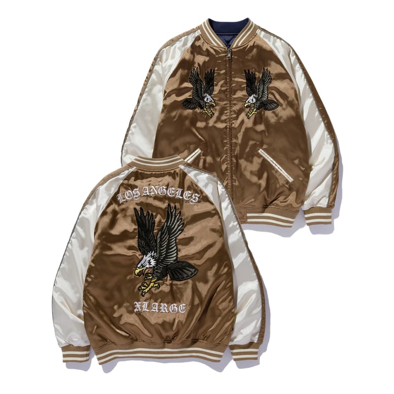 XLARGE | REVERSIBLE SOUVENIR JACKET(BROWN) | T.