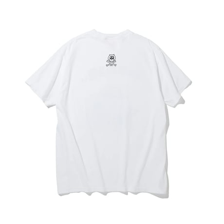 FLATLUX|Charr Morita x FLATLUX Nyanpiece Tee(white)