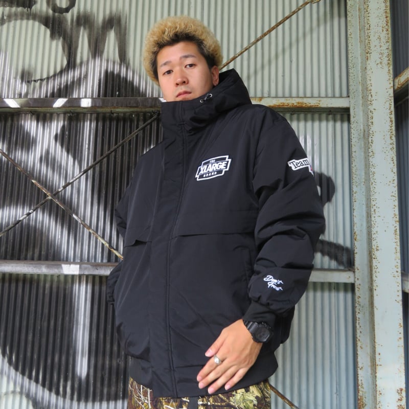 XLARGE ｜NYLON PUFFER JACKET（BLACK) | T.F.L onli...