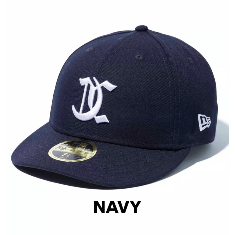 XLARGE LAロゴキャップ ネイビー/レッド XLARGE | XLARGE×NEW ERA OLD ENGLISH CAP(3color)