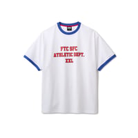 FTC | ATHLETIC DEPT. RINGER TOP "WHITE" (FTC026SUMSH16)