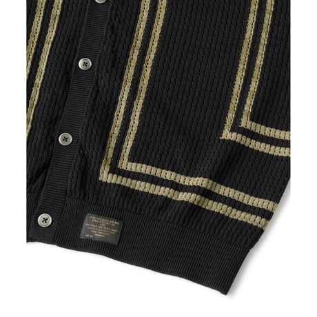FTC | INTARSIA KNIT SHIRT "BLACK" (FTC026SUMSH06)