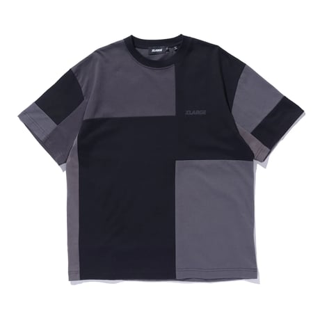XLARGE | PATCHWORK S/S TEE(BLACK)