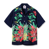 SUN SURF / DUKE KAHANAMOKU SPECIAL EDITION "ORCHID AND PINEAPPLE" (NAVY)