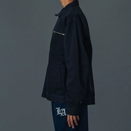 XLARGE | WASHED WORK JACKET(BLACK)