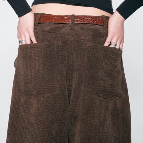 diidii | Natural Dye Corduroy Shorts(Brown)