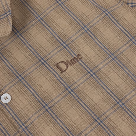 Dime / Plaid Button up Shirt (Brown)