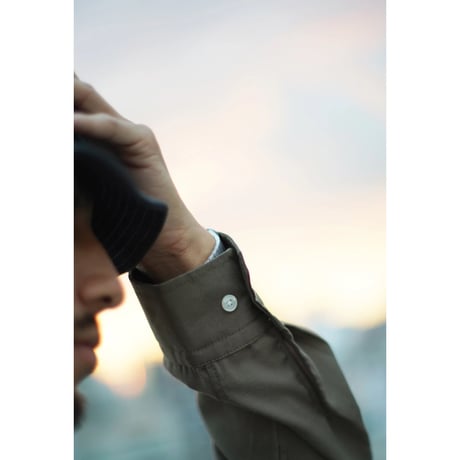 SILAS / L/S ITALIAN COLLAR SHIRT (OLIVE)