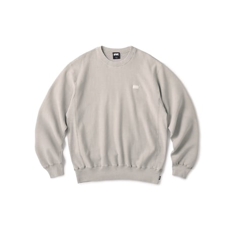 FTC | PIGMENT DYED SMALL BOX LOGO CREW NECK "GRAY" (FTC026SPSW05)