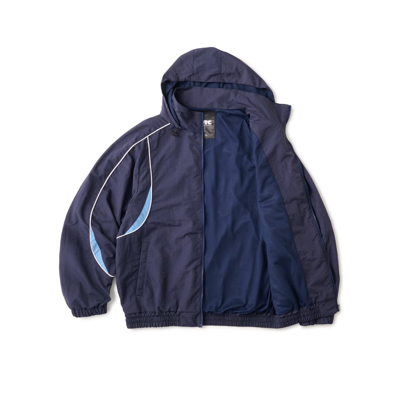 FTC フード付きナイロンジャケット ネイビー FTC | NYLON TRACK JACKET 