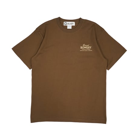 Stand BOWERY / YOU ARE BEAUTIFUL TEE (BROWN)