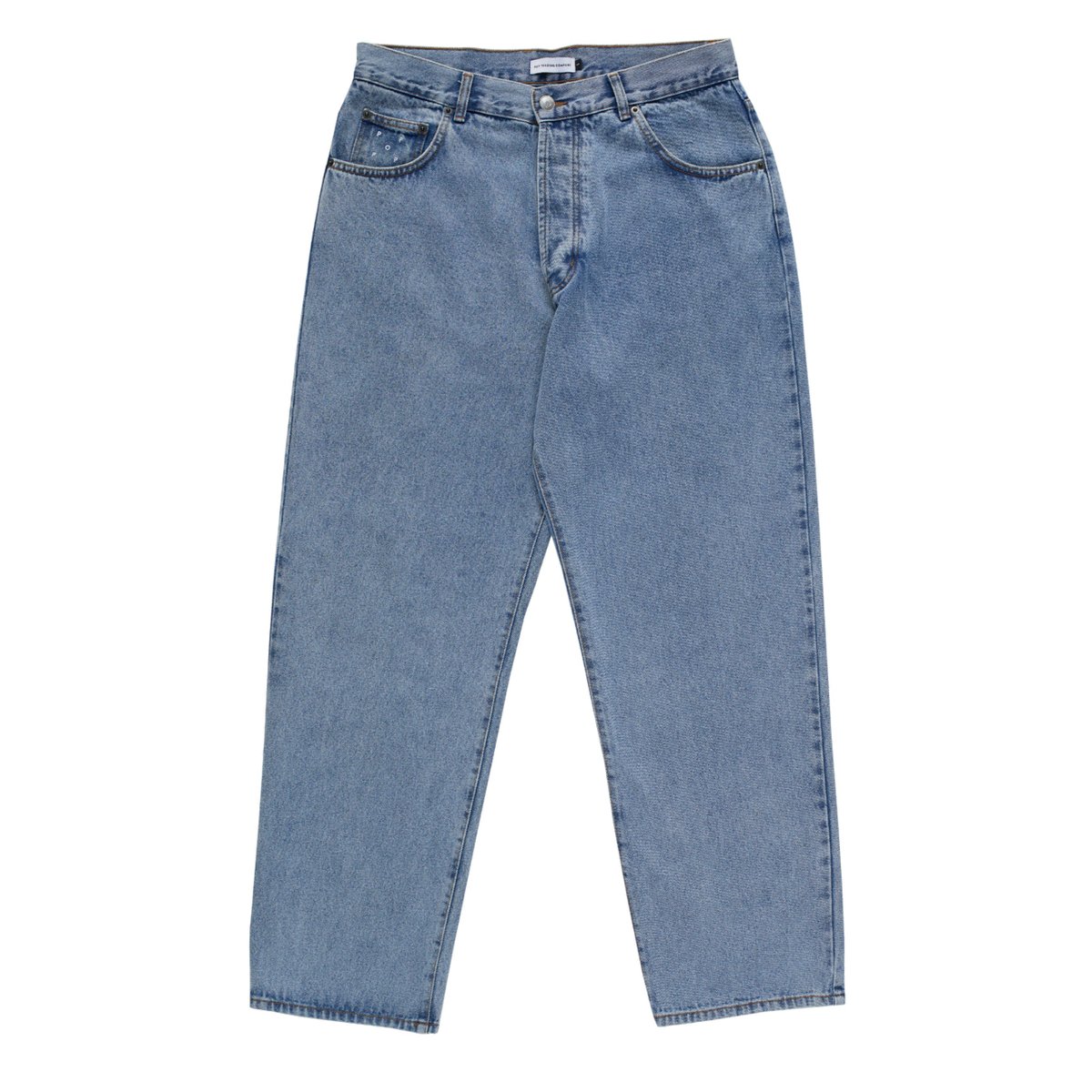 POP TRADING COMPANY ワイドデニムパンツMサイズ 美品 POP TRADING COMPANY ワイドデニムパンツMサイズ 美品