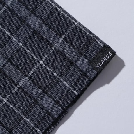 XLARGE | MELANGE PLAID S/S SHIRT(BLUE)