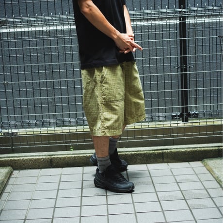 POLAR SKATE CO. / Hike Shorts - Cotton (Olive Check)
