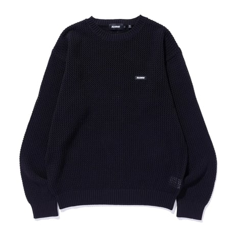 XLARGE | MESH SWEATER(BLACK)