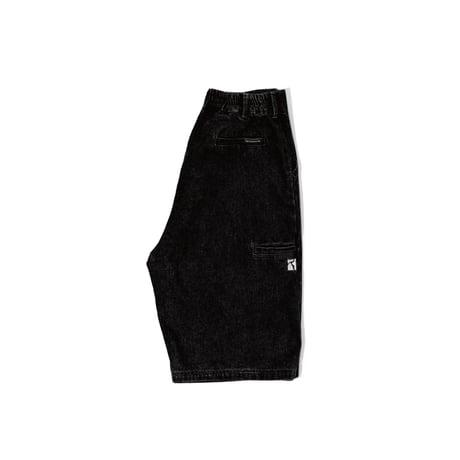 POETIC COLLECTIVE | Painter Short (Black Wash Denim)