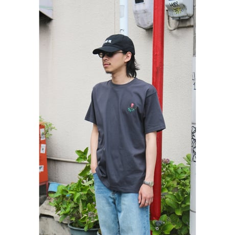 坩堝 (RUTSUBO) | 熊手 S/S T-SHIRTS ( 画工遊鷹 )YUTAKA × RUTSUBO “KUMADE” Lucky Rake Tee（INK BLACK）