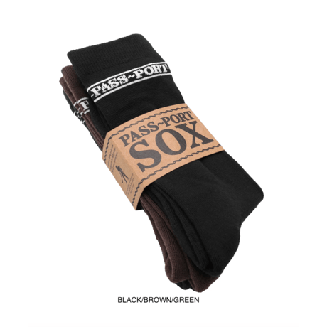 PASS~PORT | HI-SOX 3-Pack "2color"