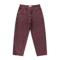 Dime / Baggy Denim Pants (Wine Washed)