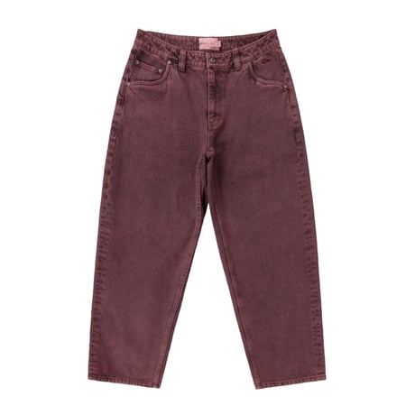 Dime / Baggy Denim Pants (Wine Washed)