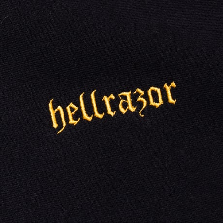 HELLRAZOR / COIN EMBOSS FULL ZIP HOODED (BLACK)