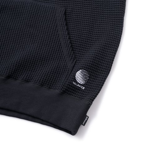 HELLRAZOR / THERMAL PULL OVER HOODIE (BLACK)