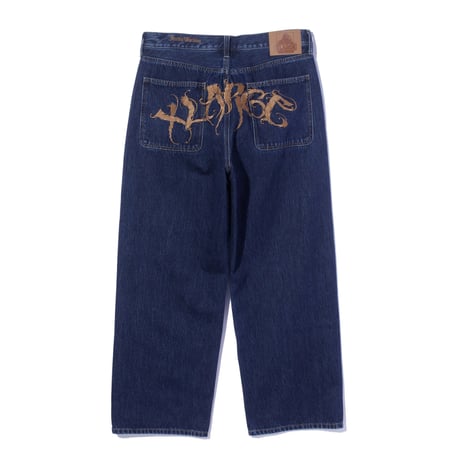 XLARGE | RAGE LOGO DENIM PANTS(INDIGO)