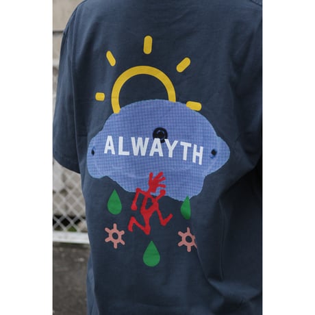 GRAMICCI | Gramicci & ALWAYTH GRAPHIC T-SHIRT(BLUE)