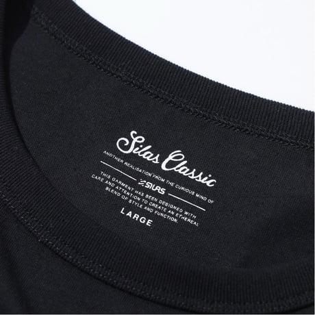 SILAS / CLASSIC POCKET TEE (BLACK)