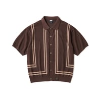 FTC | INTARSIA KNIT SHIRT "BROWN" (FTC026SUMSH06)
