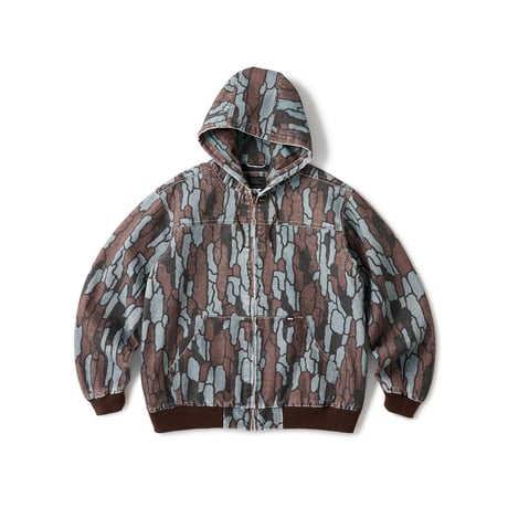 FTC | WASHED CANVAS HOODED JACKET "CAMO" (FTC026SPJ04)